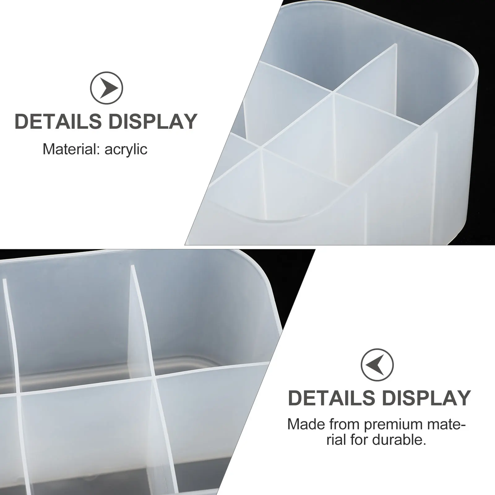 مجموعة أدوات تنظيم أدوات الأظافر، حقيبة تخزين مانيكير تدوم طويلاً من الأكريليك #4