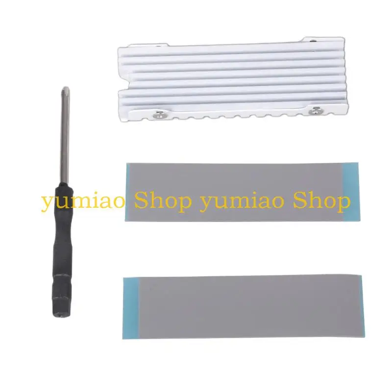 587B Aluminum M.2 Heatsink Utilizing Enhances Lower Operating Temperatures