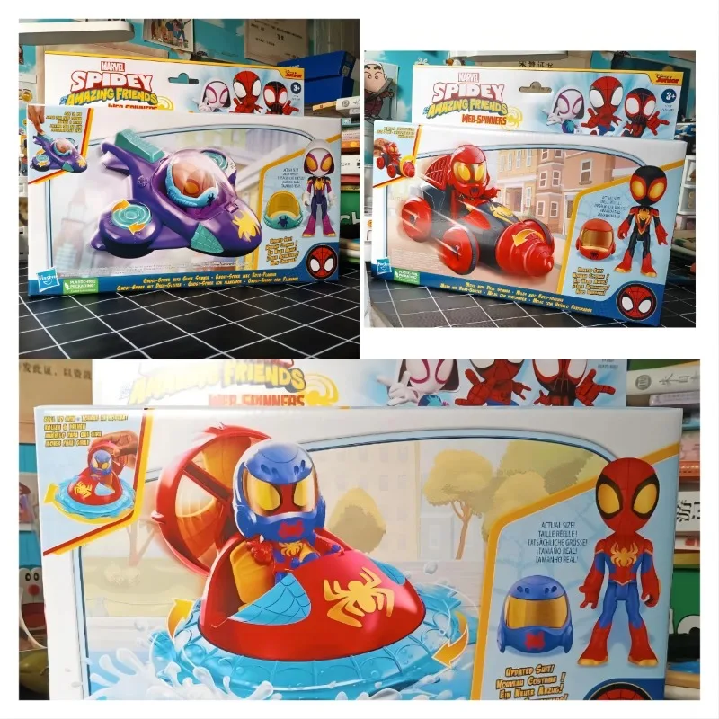 Oryginalne figurki akcji Hasbro Marvel Spider-Man i jego magiczni przyjaciele Zielony Goblin Gwen Electro zabawki dla chłopców i dziewcząt na prezent