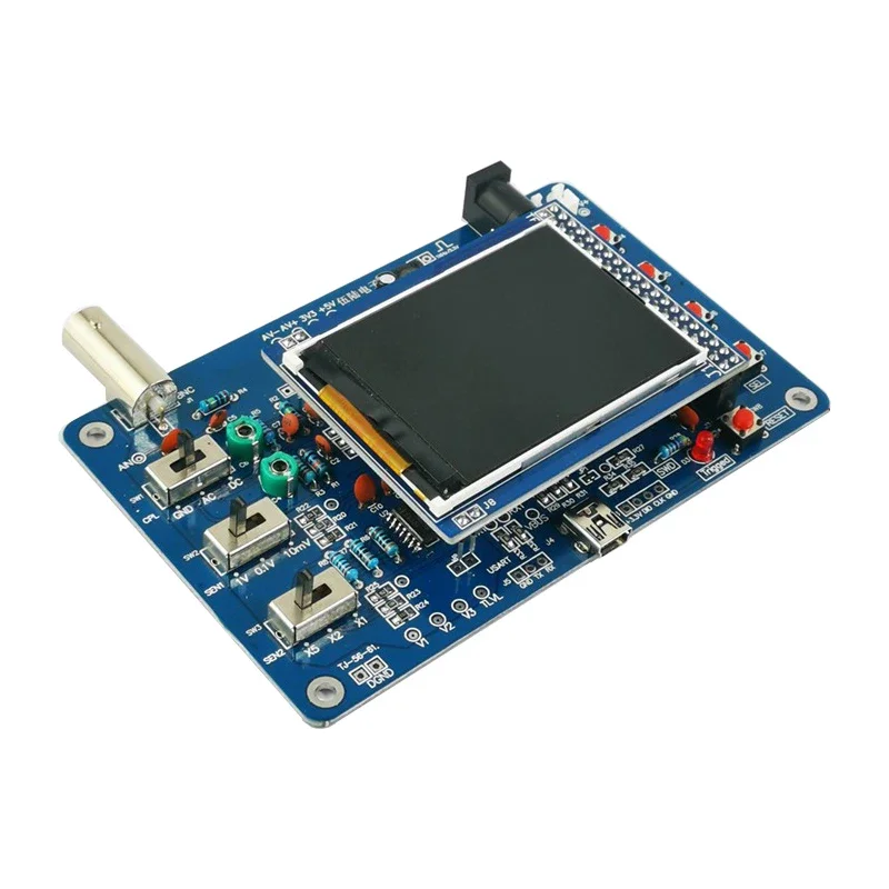 DSO138-Digital Osciloscópio Kit, Display LCD, Eletrônico DIY, Compatível