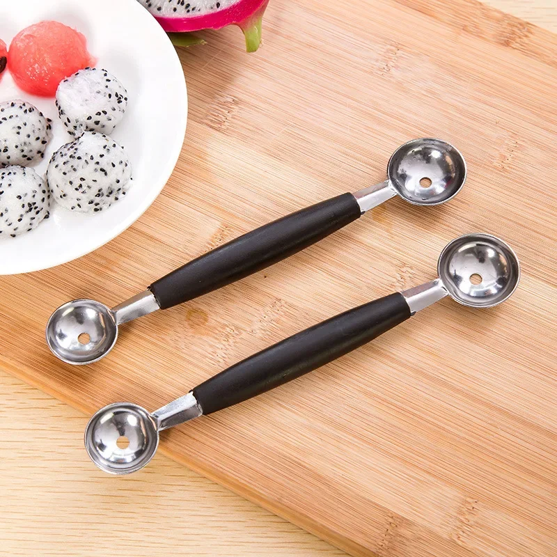 

Melon Ball Scoop Fruit Spoon Ice Cream Sorbet Stainless Steel Double-end Cooking Tool Kitchen Accessories Gadgets