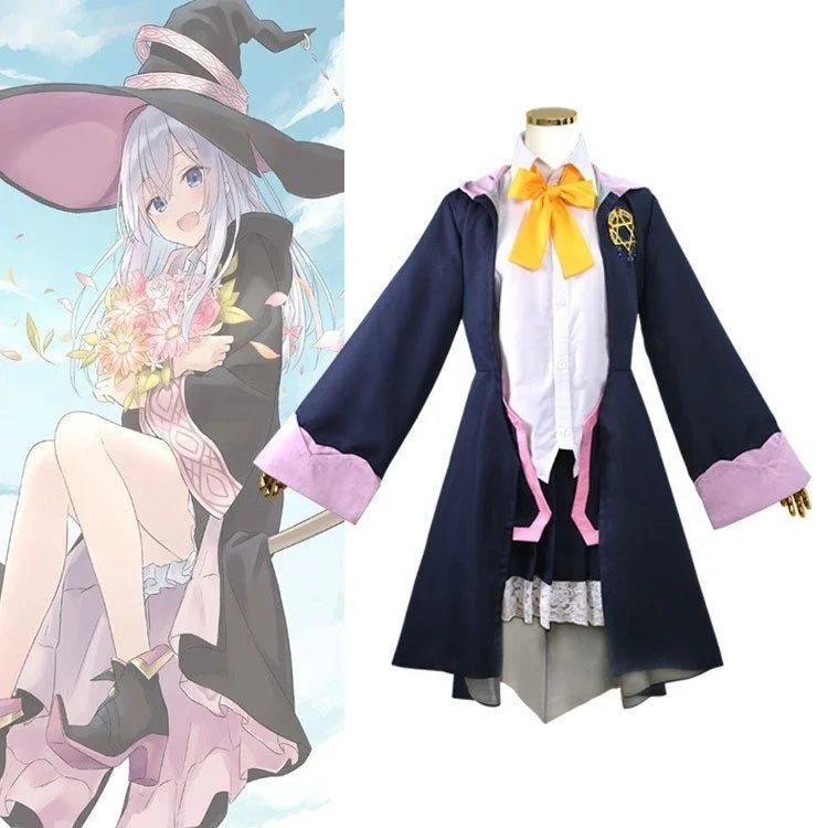Magical Girl Journey Cosplay Fantasia Set, Anime Roupas, Isabella, Bruxas, Combinar