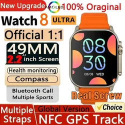 New Smart Watch 8 Ultra Gen 2 Watch Ultra IWO Watch Ultra NFC Smartwatch Series 8 Bluetooth Call 2.2 Inch Wireless Fitness Watch