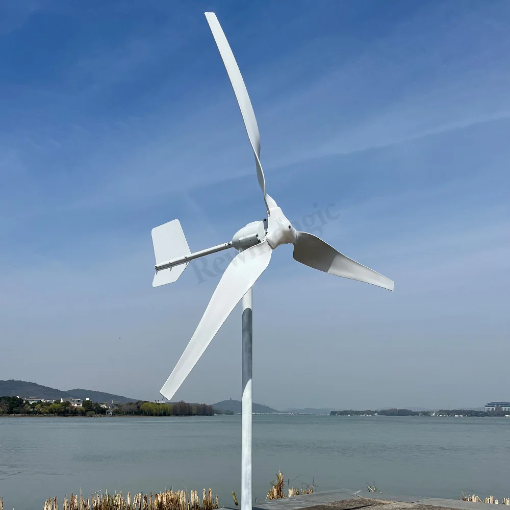 Imagem -02 - Turbina Eólica Horizontal para Pequenas Fazendas Domésticas Eletricidade Livre Baixa Velocidade Baixo Ruído Mais Poderoso 10000w 15000w
