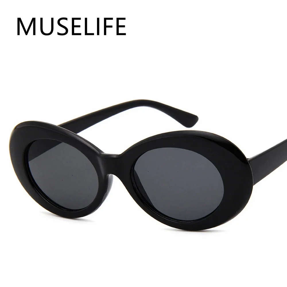 

2024 Goggle Glasses Oval Sunglasses Ladies Glasses Trendy Hot Vintage Retro Sun Glasses Women's UV400 Gafas De Sol