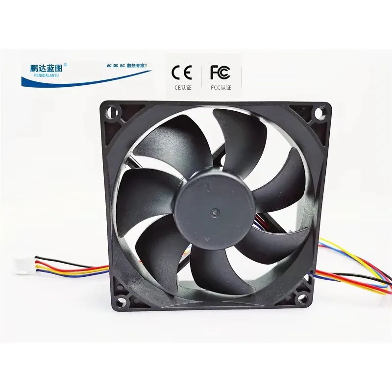 pa Brand new  blueprint 9225 9025 variable frequency PWM temperature control 24V 0.158A 9CM chassis cooling fan