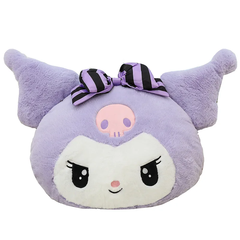 

Большая плюшевая подушка Sanrio Kuromi Melody, милая мультяшная кукла, диван, День святого Валентина, Kawaii, подарок на день рождения для подруги, подарок