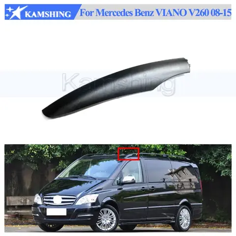 Kamshing 자동차 수하물 랙 커버, 메르세데스 벤츠 VIANO V260 2008-2015 지붕 수하물 랙 뚜껑 커버 가드 캡, 장식 쉘