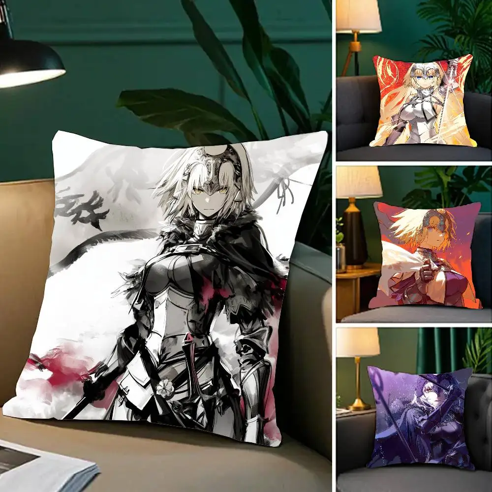 Jeanne Alter Animated Game Fate Grand Order Pillow Case Fashion Square Pillowcase Bedroom Sofa Room Ins Decoration Leisure