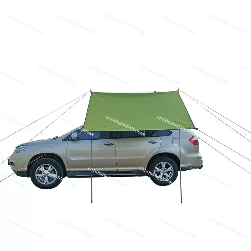 Car canopy camping, vinyl rain and sun protection, car awning, side outdoor rear tent