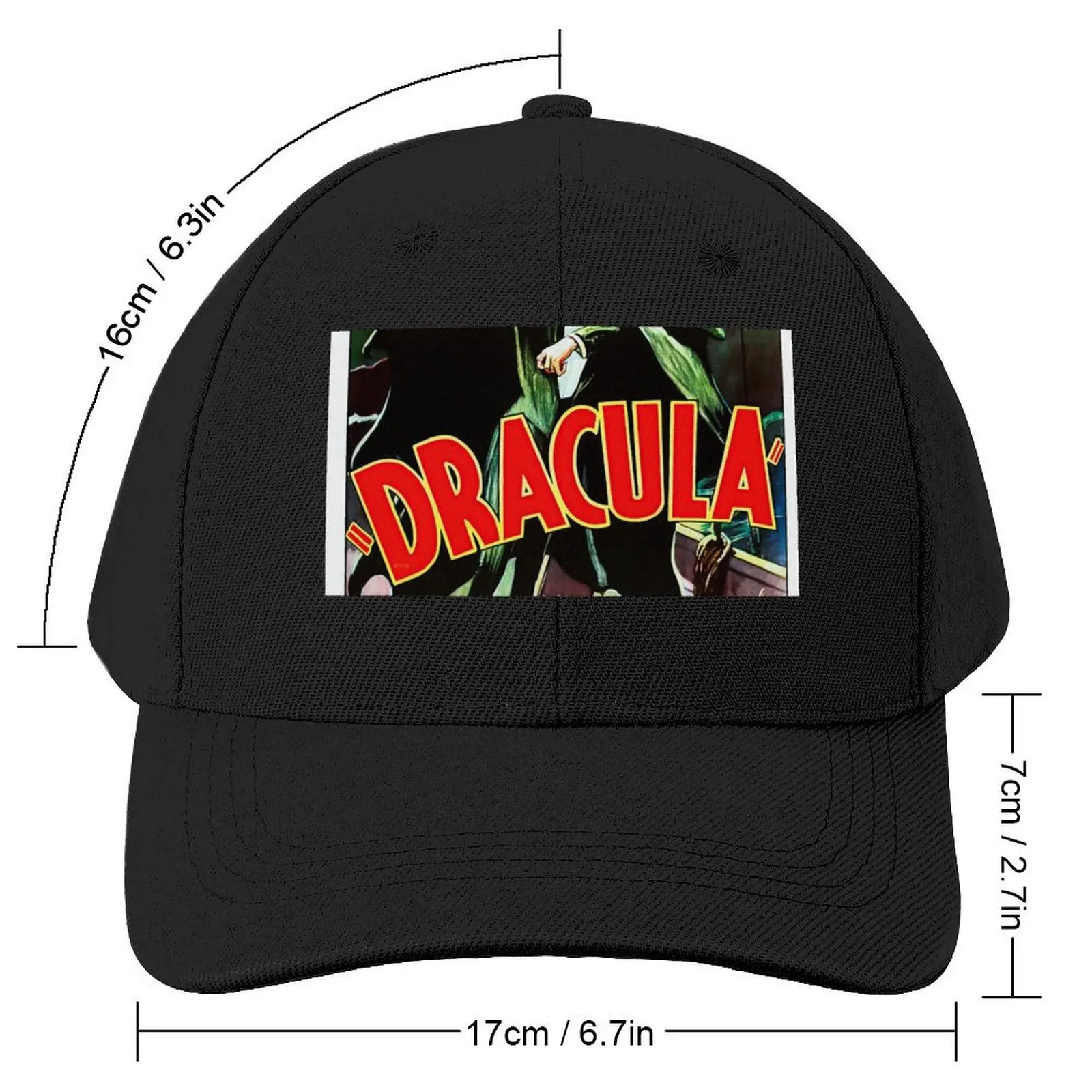 Digitally Restored Original Dracula Movie Poster with Bela Lugosi Baseball Cap hiking hat Sunhat Boy Women's