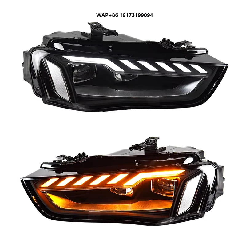

LED Headlights for 2013-2016 Audi-A4 B9 Sportback Limousine 6000K Color Temperature Sporty Front Lamp Upgrade 12V