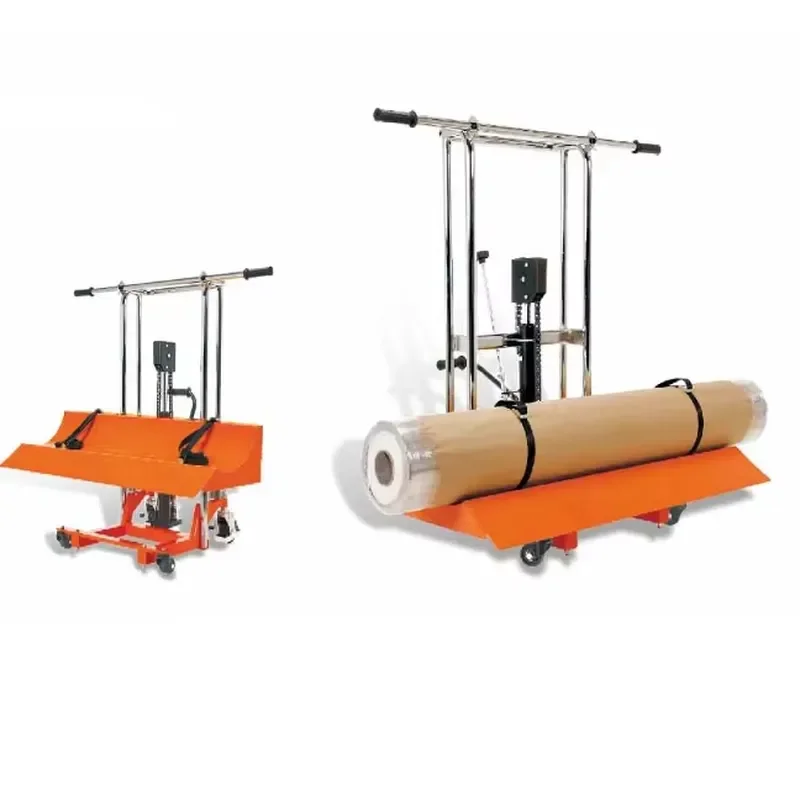 Printing Industry Hydraulic Foot Pump Media Roll Lifter Roll Stacker