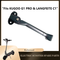 Fixed Parking Stand for KUGOO G1 PRO/LANGFEITE C1 Electric Scooter - Solid Kickstand with Direct Bolt-On Installation, Universal