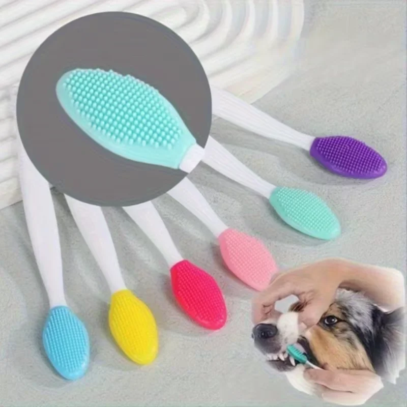 犬用歯ブラシ4個セット - 360 °   歯と舌のコーティ - Teeth Whitening Brush のレビューと価格
