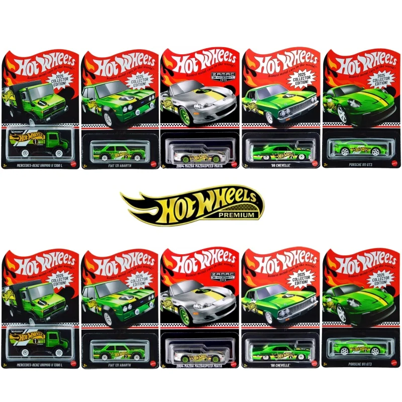 

Hot Wheels 1/64 Collector Edition Red Line Модель автомобиля Porsche 911 GT3 2025 Новый выпуск Настольный орнамент Коллекционная игрушка для мальчиков