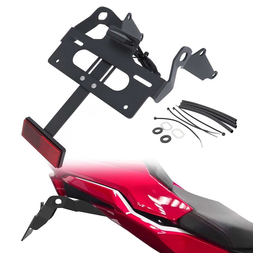 License Plate Holder Tail Tidy For Honda CBR650R CB650R 2021-2026 CB1000 Hornet License Plate Holder Bracket Fender Eliminator