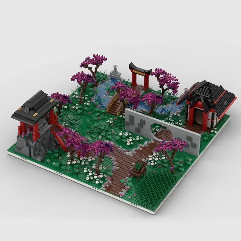 Bloques de construcción Moc Modular arquitectura china Taolin modelo tecnología ladrillo DIY montaje ciudad vista a la calle juguete regalo de vacaciones