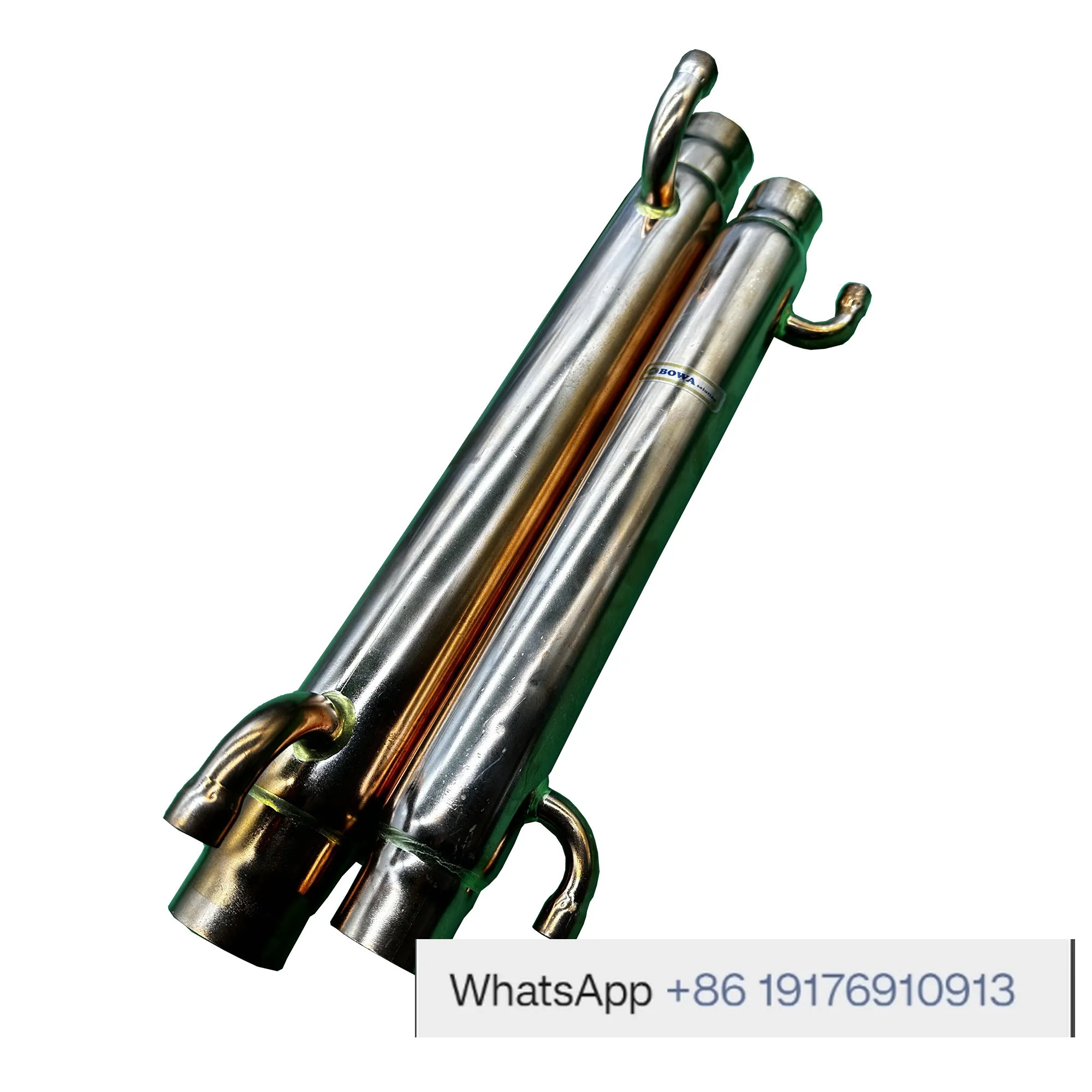 The 3HP gas-liquid regenerator is installed on the suction and liquid supply lines