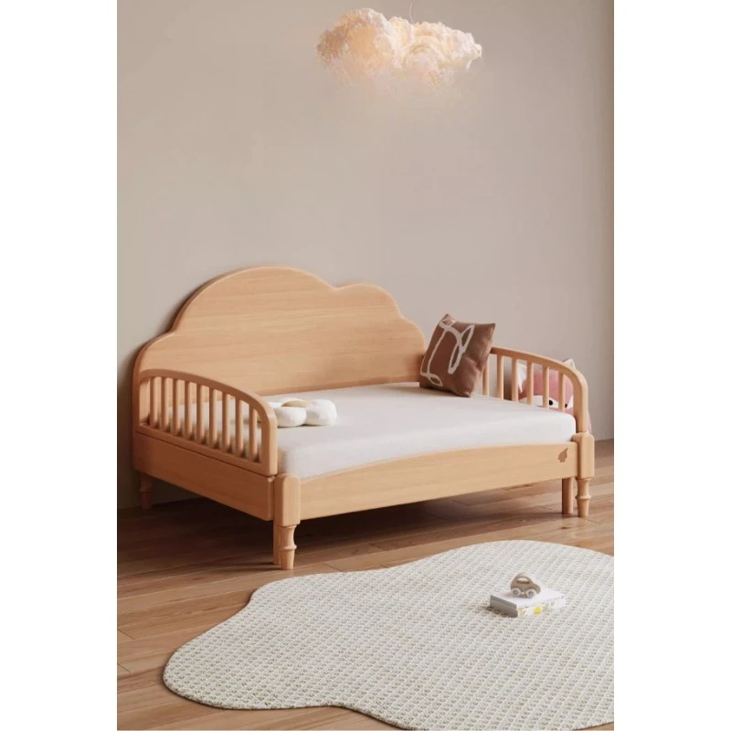 

Full solid wood expansion small apartment children's bed boys and girls 1.2m environmentally friendly bedside