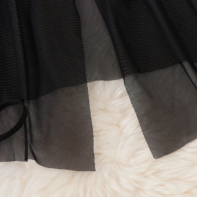 Необычное сетчатое платье на бретелях с бантом и открытой спиной, мини-платье, женское прозрачное спальное платье, нижнее белье с разрезом, ночная рубашка, новая одежда