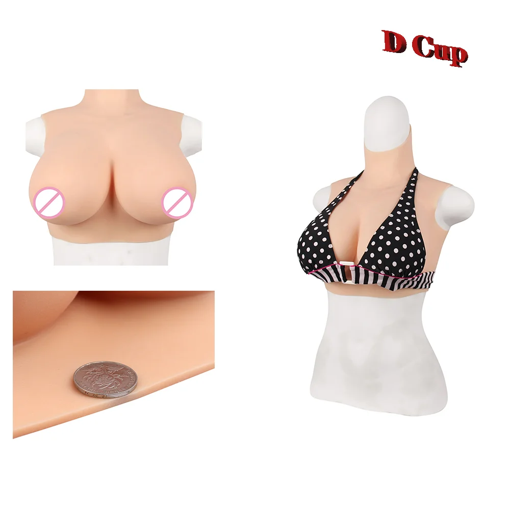 

KnowU Silicone Breast Forms D Cup Huge Fake Boobs False Breasts Forms For Transgender