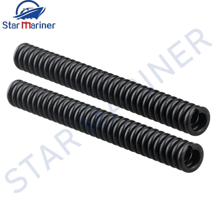 ฤดูใบไม้ผลิ,การบีบอัด 90501-15M01-00 2PCS สําหรับ Yamaha outboard motor 4T FT25 F25 2T 40HP 90501-15M01 อุปกรณ์เรือ Marine อะไหล่