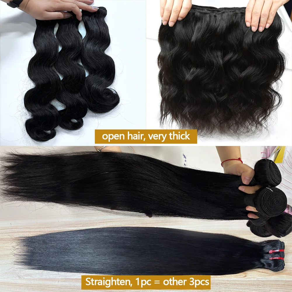 15A حزم الشعر الخام الجسم موجة حزم 100% الشعر البشري مزدوجة تعادل الفيتنامية الشعر الخام التمديد غير المجهزة مجعد حزم الشعر #5