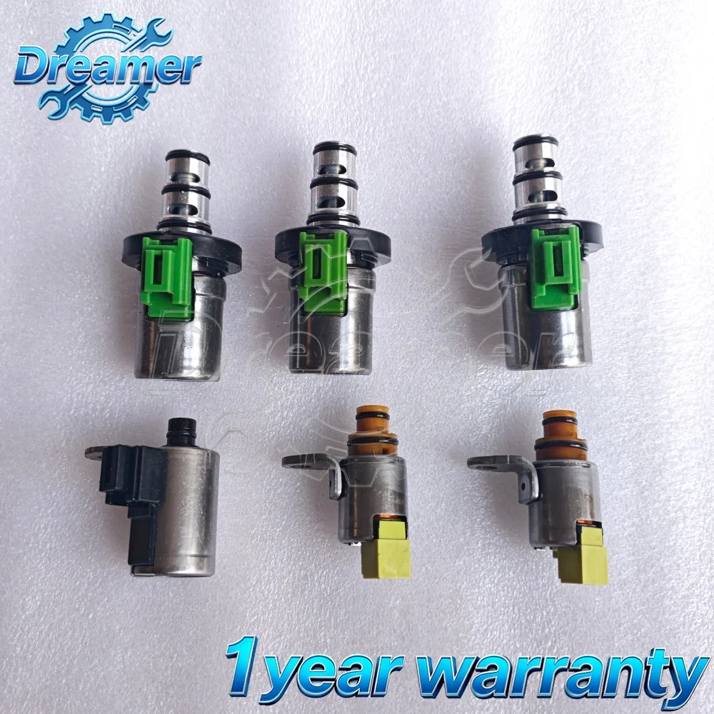 Original 4F27E 48420K‑R FN21-21-1F1 Transmission Solenoid Valve Set for Mazda 2 3 5 6 CX‑7 MPV Tribute Protege