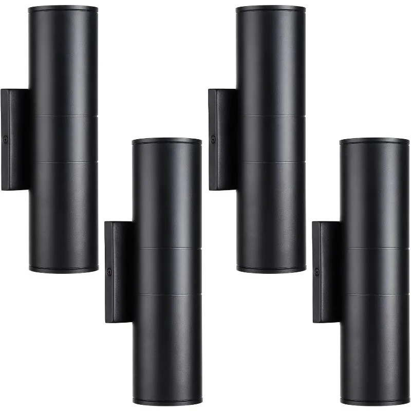 

Integrated LED Cylinder Up Down Wall Light Outdoor, 100V-277V 20W Aluminum Waterproof High-end Wall Sconce in 2 Lights,