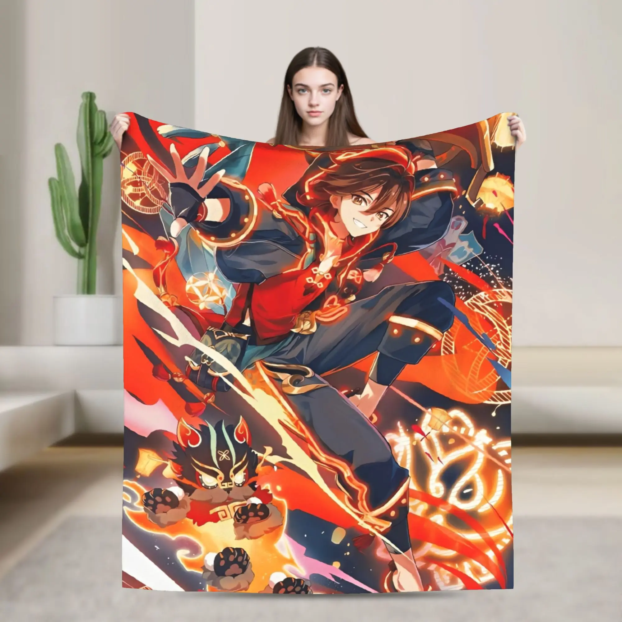 Hollow Knight  Flannel Blankets Winter  Soft Warm Throw Blanket for Kids Home Decor Street Trend Bedspread Sofa Bed Cover