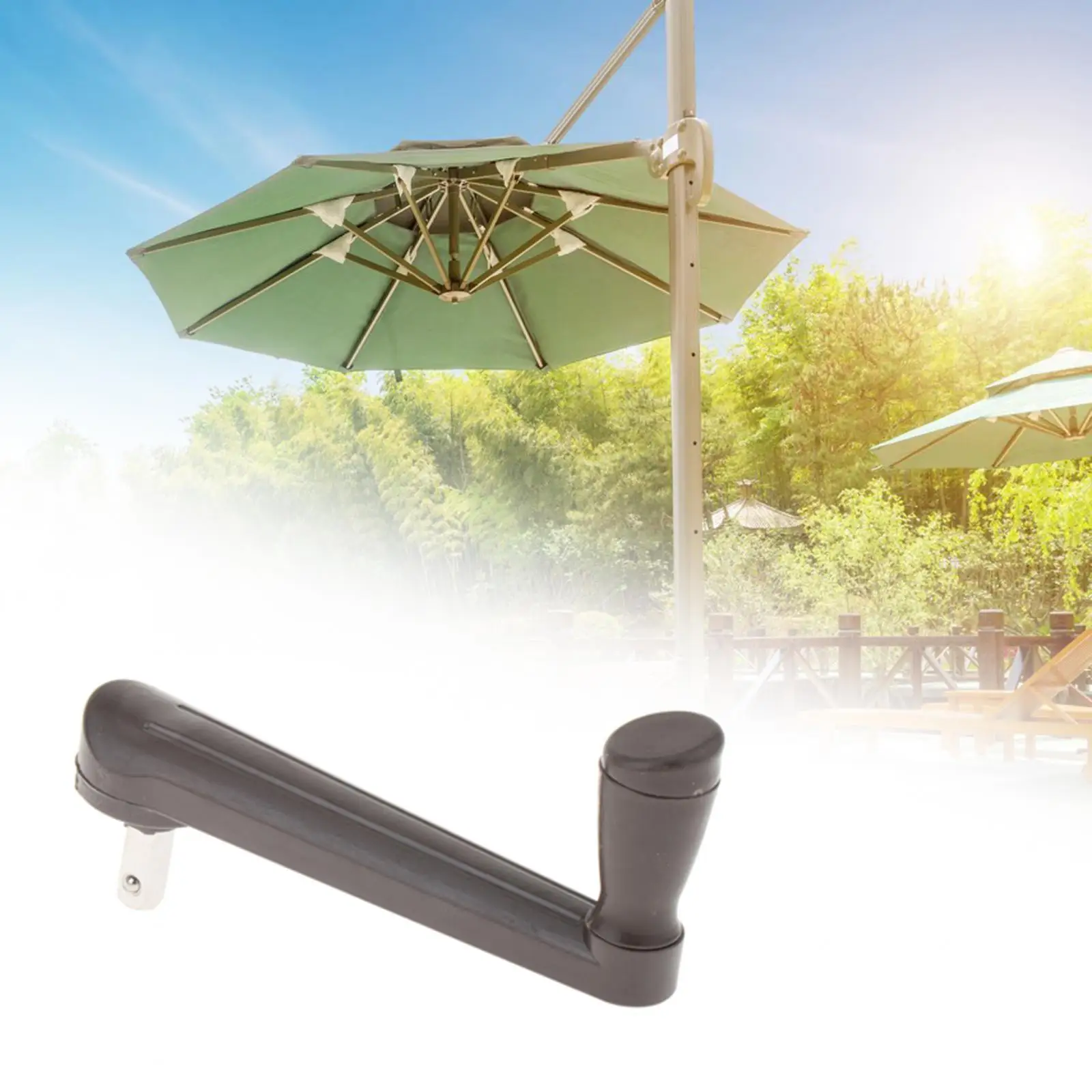 

Patio Umbrella Accessories Heavy Duty Umbrella Clamp Mount Replacement Parts for Outdoor Courtyard Central Column