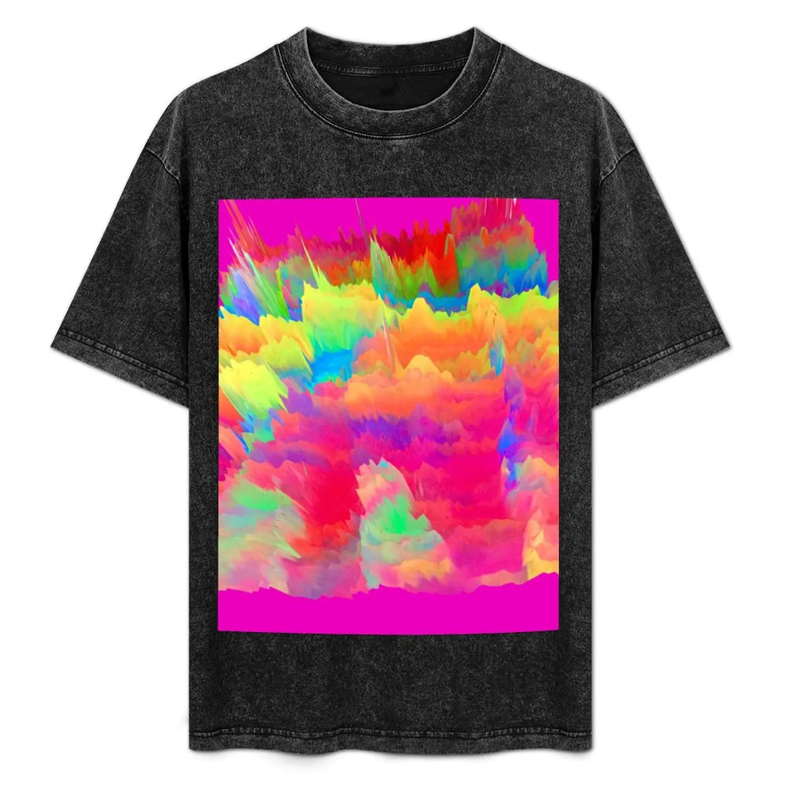

Colour explosion T-Shirt Casual Basic Short Sleeve T-Shirt