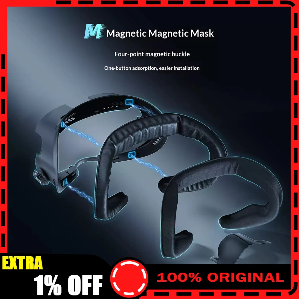 AMVR Mask VR Headset Air magnetic suction mask VR Glasses Ventilation, heat dissipation and anti-fog parts For quest3