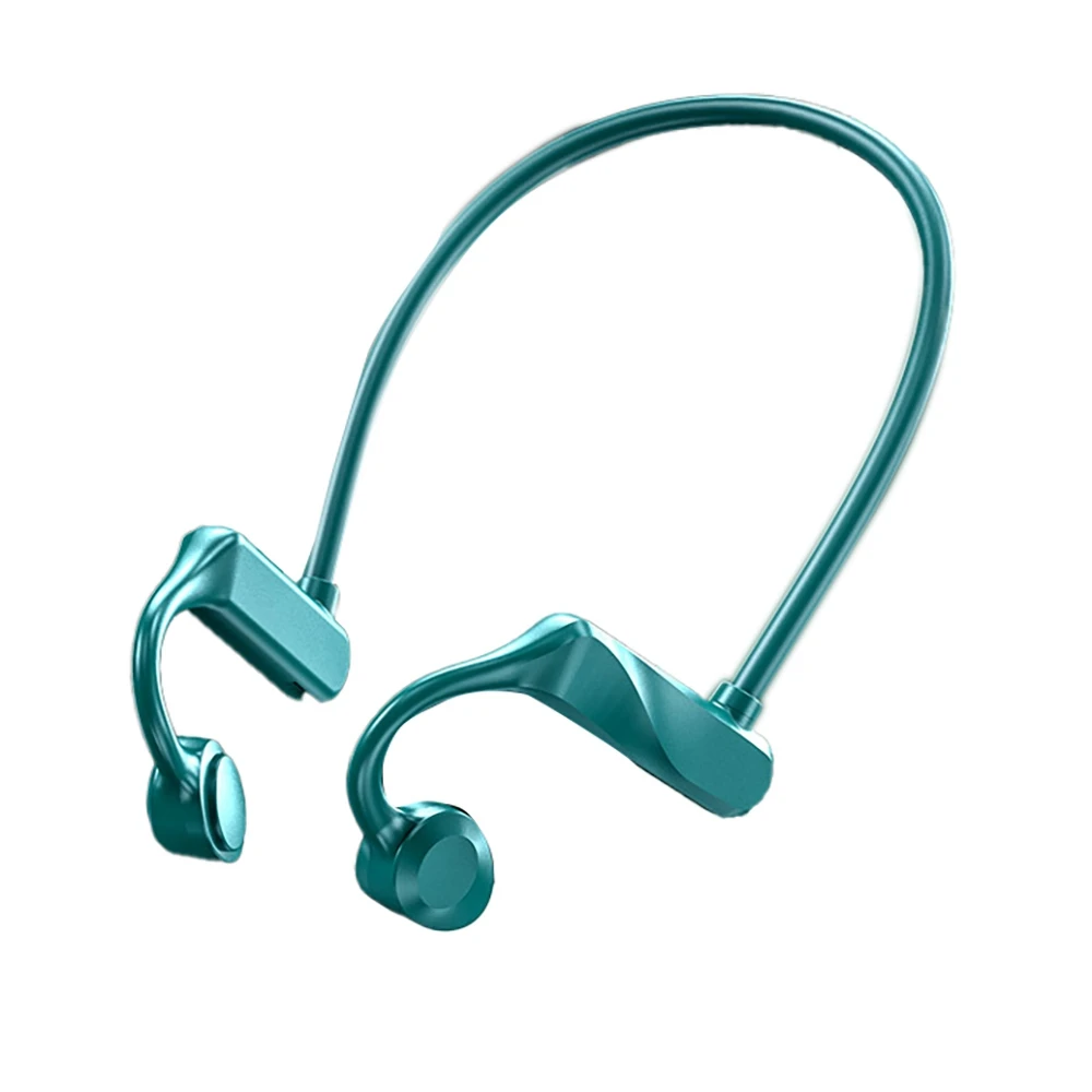 Cuffie a conduzione ossea Bluetooth 5.0 per la corsa sportiva Green_BSH