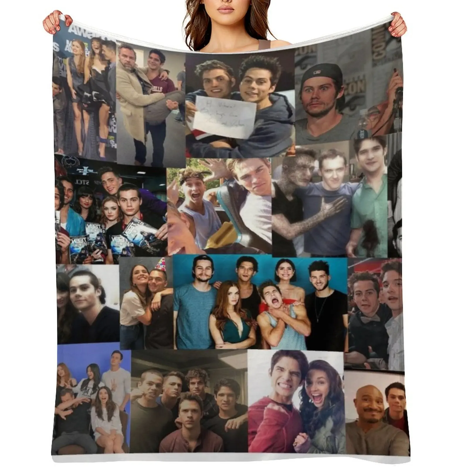 Teen Wolf Collage Throw Blanket warm winter christmas decoration Decorative Sofa Blankets For Bed Blankets