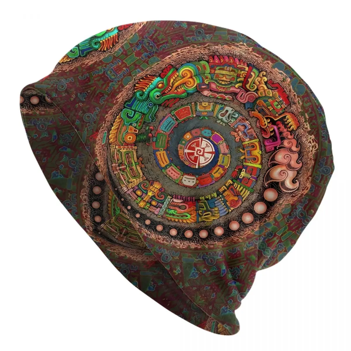 Huichol Totem Beanies Caps Hat Fashion Bonnet Hats Men