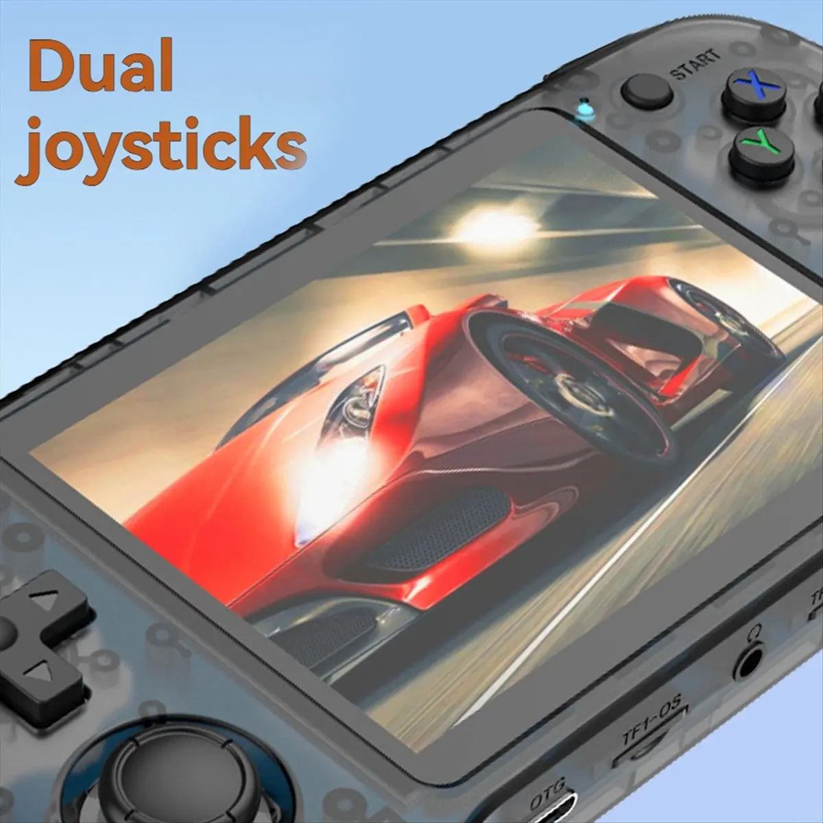 

R46H Retro Handheld Game Console Mini Portable Game Player 4.2 Inch Screen Support 10+ Emulator 64G Memory A