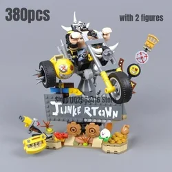 380pcs Junkrat & Roadhog Building Blocks Bricks Overwatching Fit 75977 DIY Model Toys for Children Christmas Gifts