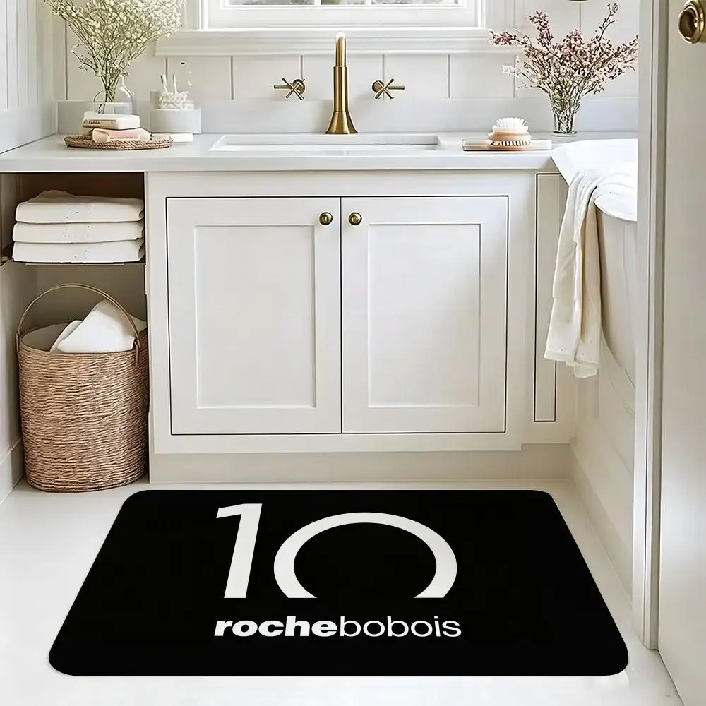 Tapis de sol absorbant antidérapant Hit Anime R-roch-ebob-oisS pour salles de bain, toilettes et sanitaires