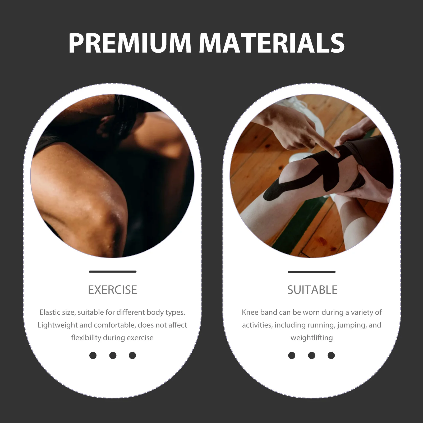 2 قطعة دعم الركبة الرضفة وتر الأشرطة مرونة ثابتة حماية الرياضة استقرار هدفين لتشغيل القفز كرة السلة