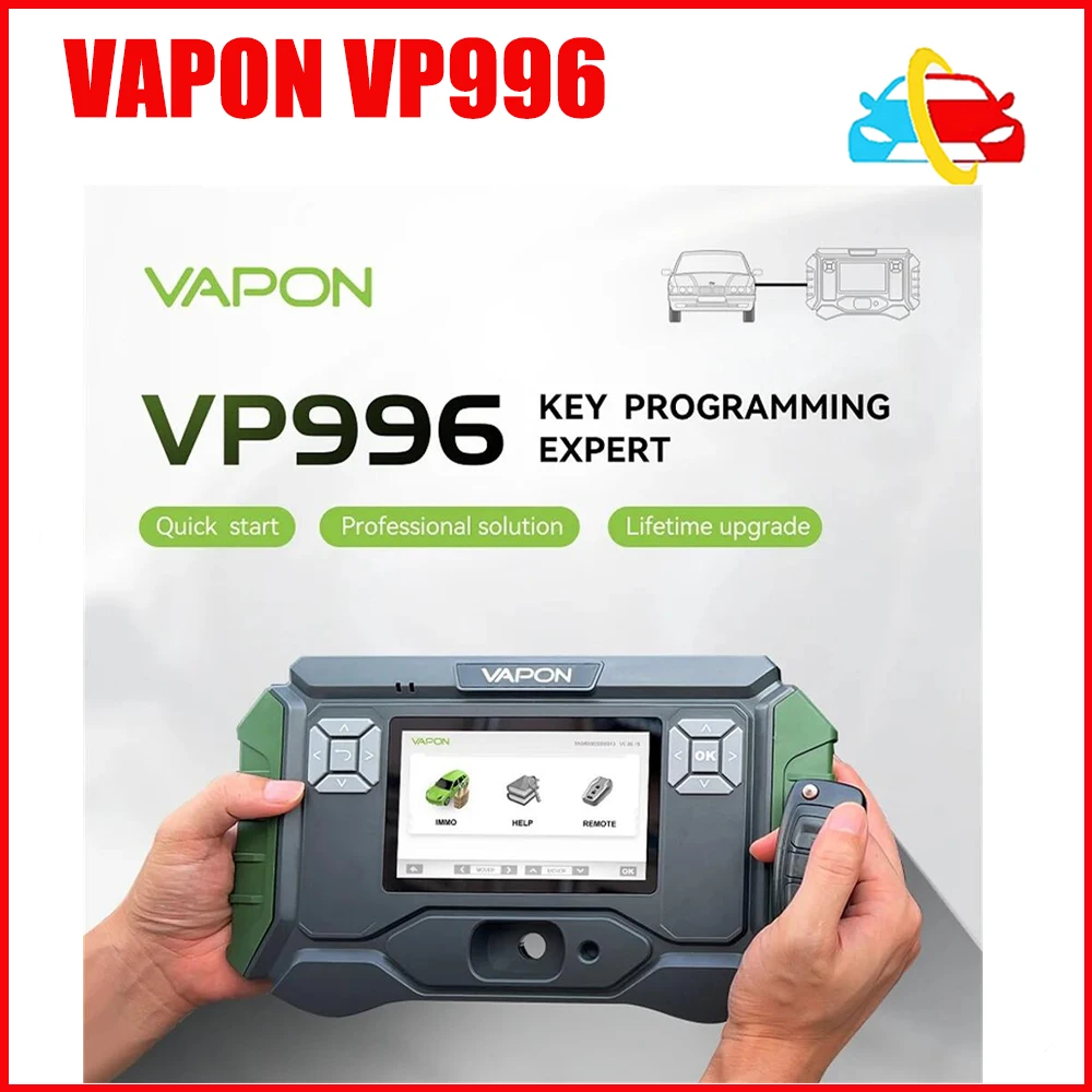 VAPON VP996 Key Programming Expert Chip Detecter No Token and Limit Multi-language Free Update