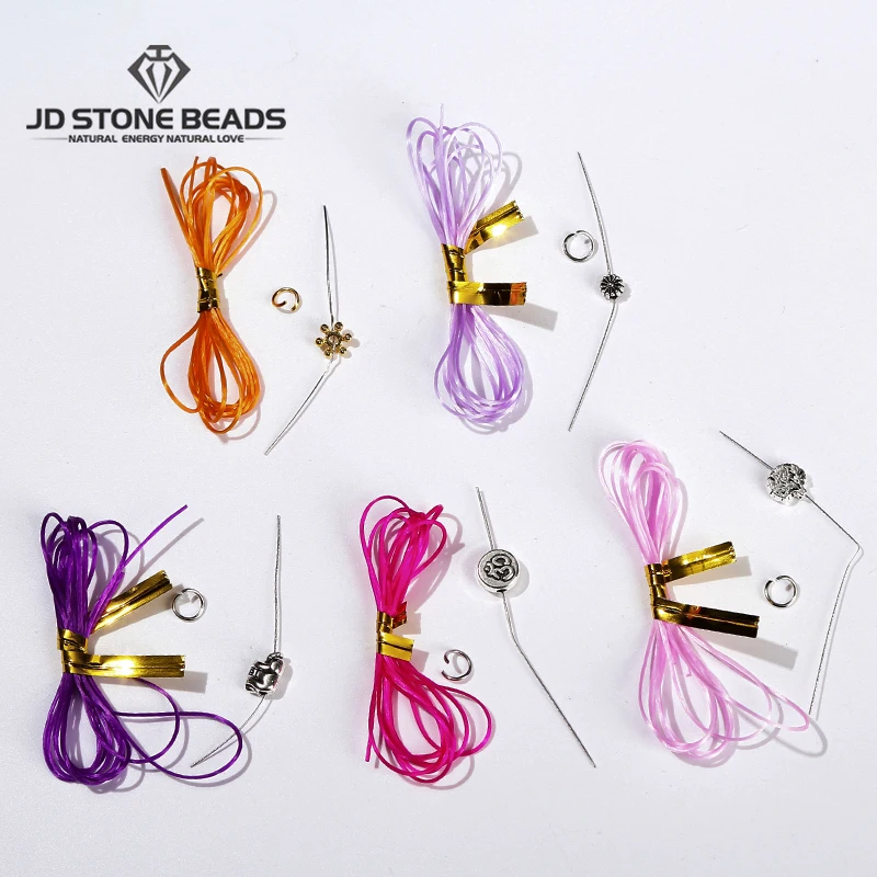 

10 Pcs/Pack Jewelry Thread Stretch Elastic Bead Cord Crystal String Thread With Small Needle for Jewelry Making DIY Bracelet