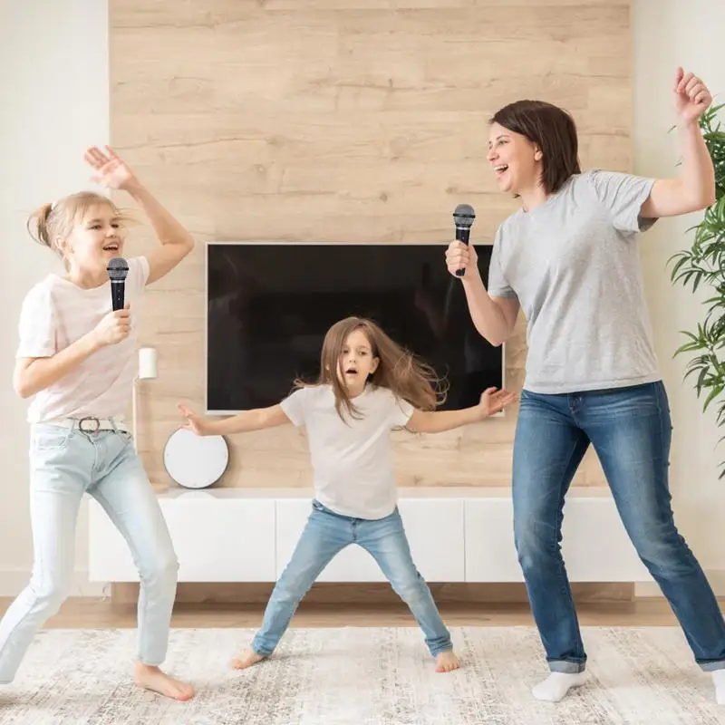 Faux Microphone Amusant pour Enfant, Simulation Haute, Jouet de Scène, Costume, ixd'Anniversaire