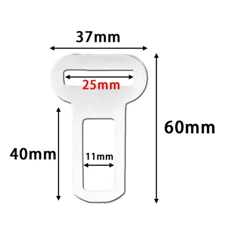 2pcs Pet Seat Belt Adapters - Car Metal Clips for Pet Leashes, Compatible with Truck & Car Seats