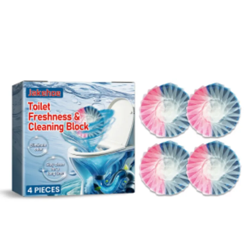 

Toilet Freshness Cleaning Blocks Toilet Bathroom Cleaning Fragrance Deodorization Automatic Release Easy To Use Blocks