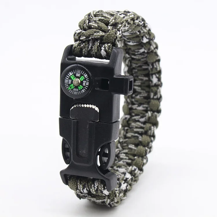 Wilderness survival bracelet, parachute rope bracelet, special forces, multi-functional woven bracelet survival equipment