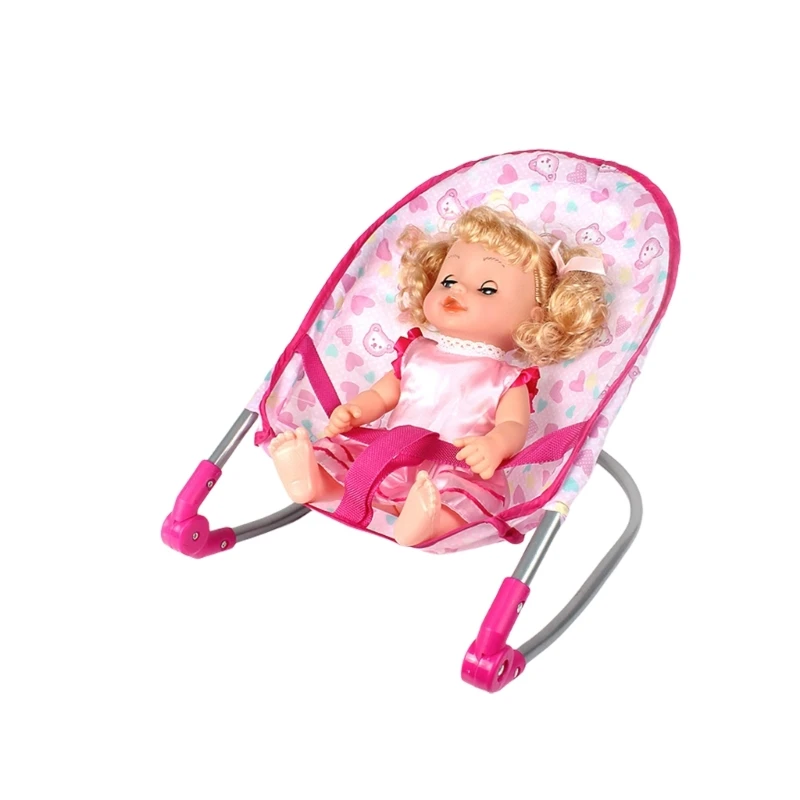 Sturdy Plastic Materials Crib Accessory for Reborns Baby Dolls Daily Use