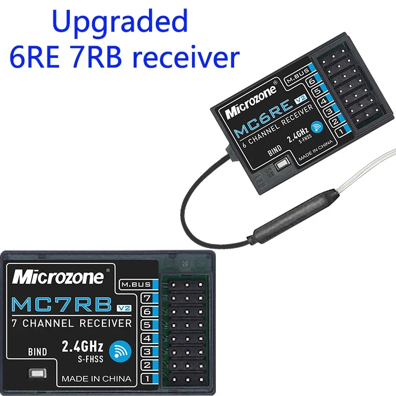 

New Microzone Mc6re Mc7rb Receiver 6ch Mc8re 8ch For Mc6c Mc8b Controller Transmitter Rc Airplane Drone