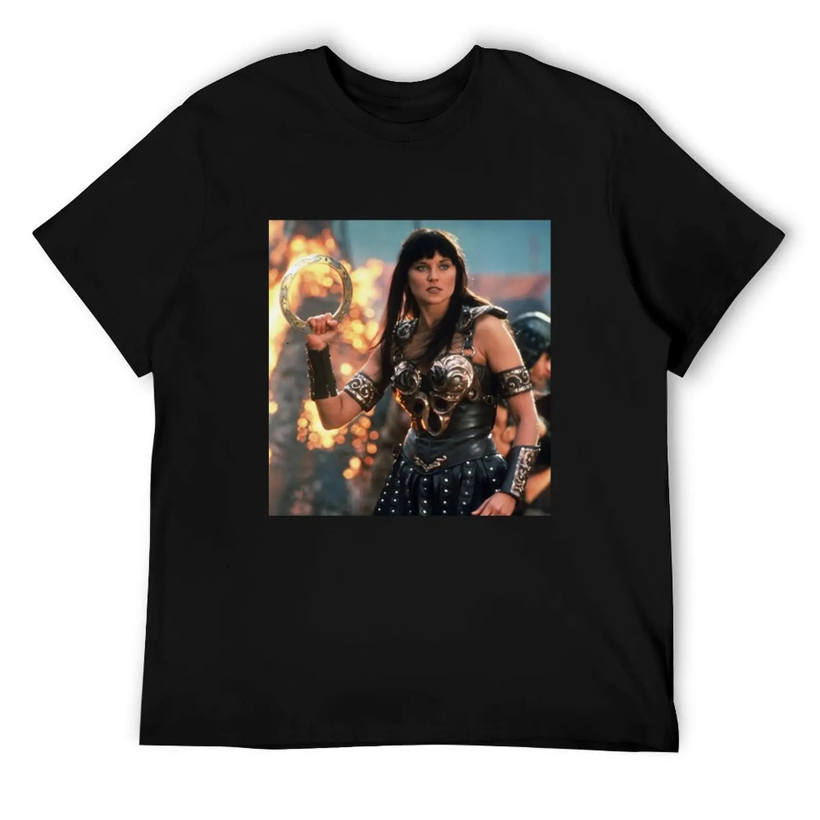 

Футболка Xena, мужская футболка, хлопковая черная хлопковая футболка высокого качества, простая мужская футболка в упаковке